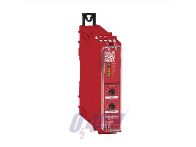 Preventa biztonsági relé modul, XSPUAF+bizt. szőnyeg funkció, Cat.4, biztonsági be/ki: 2/3CO, PNP, 24VAC/DC, csavaros