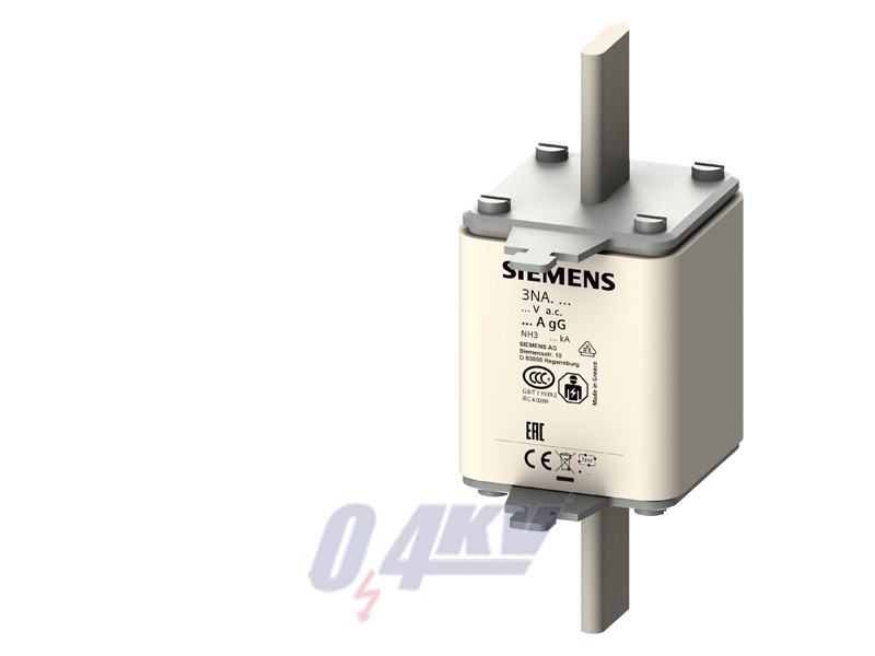 LV HRC biztosíték, NH3, Be: 400 A, gG, Un AC: 500 V, Un DC: 440 V