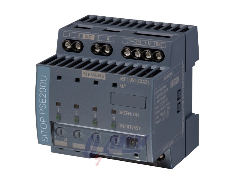 SITOP PSE200U szelektivitási modul, 24 V DC/4 x 3-10A közös jelzőérintkezővel