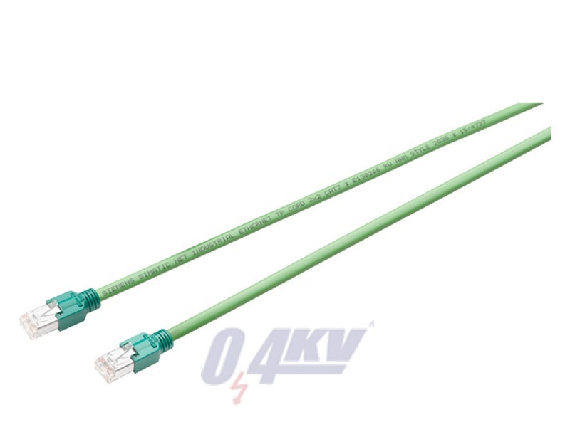 IE TP kábel;2 x RJ45;2x2;2m;Cat5;UL;PVC;részben robusztus