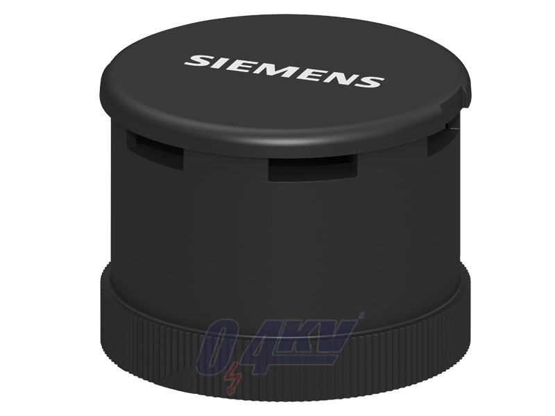 Szirénaelem, fekete, folyamatos/váltakozó hangjelzés, 95-105 dB, 24 V AC/DC, IP65, 70 mm