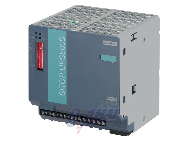 Szünetmentes tápegység SITOP UPS500S 2,5 kW, 24 V DC/15 A, USB-vel