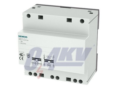 Biztonsági transzformátor, 40 VA primer 230 V AC, 50 Hz, szekunder 2x12 V/24 V AC