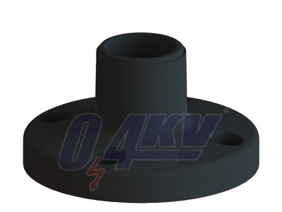 Láb (egyszemélyes), műanyag, padlóra szerelhető, jelzőoszlopok tartozéka 8WD42, D=50 mm