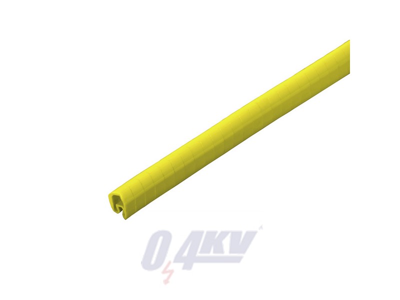 Kábelkódoló rendszer, 4 - 10 mm, 6.9 mm, Üres, PVC, puha, kadmium nélkül, sárga