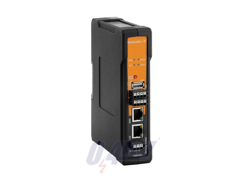 Security/NAT Router, Gigabit Ethernet, 2 * RJ45 10/100/1000BaseT(X), IP20, -20 °C...70 °C