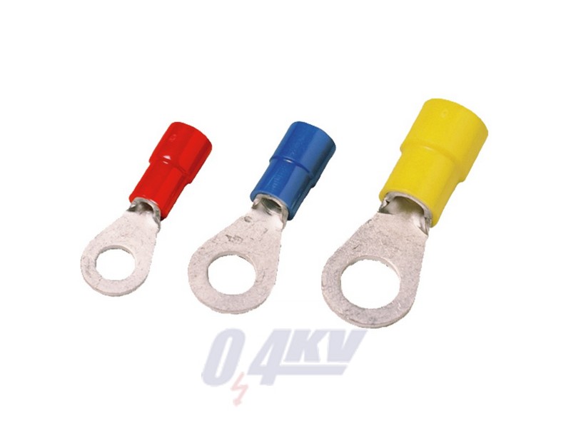 Krimpelhető kábelsaru rézvezetékekhez, M 5, 0.1 mm² - 0.5 mm², sárga