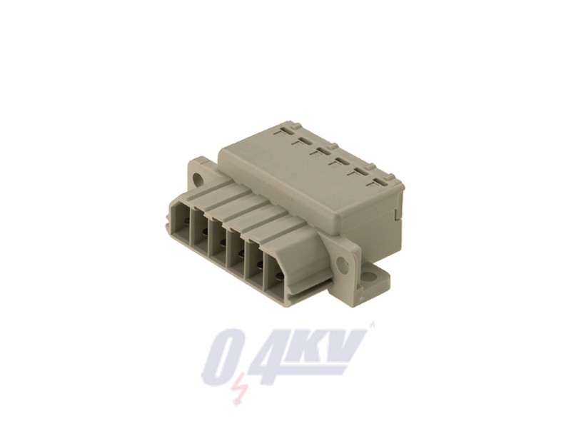 NYÁK dugaszolható csatlakozó (vezetékcsatlakozás), 7.00 mm, Pólusszám: 3, Felső csatlakozás
