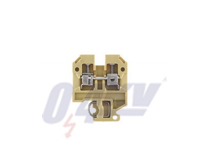 Termoelem sorkapocs, Csavaros csatlakozás, 2.5, bézs / sárga