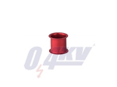 Biztosítóméretező gyűrű (kapocs), Magasság: 11 mm, Mélység: 10.5 mm, Alumínium, pink