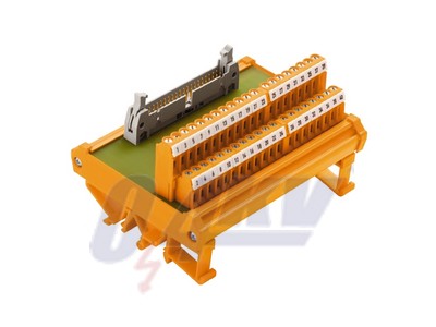 Csatolómodul sorkapoccsal, csatlakozóval, Dugaszolható csatlakozó IEC60603-13 / DIN41651 szerint, 40 pólusú, LP2N 5,08 mm, Csavaros csatlakozás