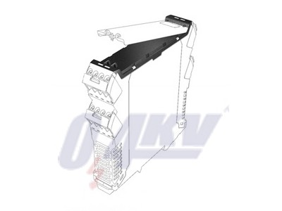 Modulos ház, OMNIMATE Housing - CH20M sorozat  fekete, Előlapi elem, zárt, Szélesség: 22.5 mm