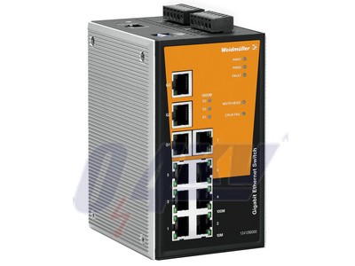 Hálózati switch (konfigurálható), konfigurálható, Fast/Gigabit Ethernet, Portok száma: 3 * RJ45 10/100/1000BaseT(X), 7 * RJ45 10/100BaseT(X), -10 °C..