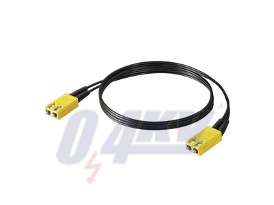 (Szerelt) Száloptikás adatkábel, ZIPCORD, SCRJ IP 20, SCRJ IP 20, 980 µm, 5 m