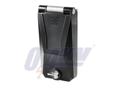 Készülékház, Szín: fekete (RAL 9005-höz hasonló), IP65, zárt állapotban