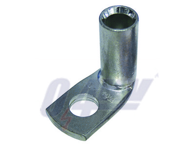 Préselhető kábelsaru rézvezetékekhez, DIN series 46235, 90°, M 12, 120 mm²