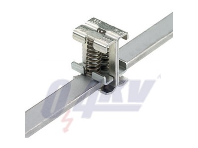 Árnyékolás-csatlakozó kapocs, Osztás mm: 15.00, Kábelátmérő, max.: 6 mm, Acél