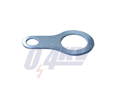 Földelőgyűrű (tömszelence), M 20, Sárgaréz, nikkelezett