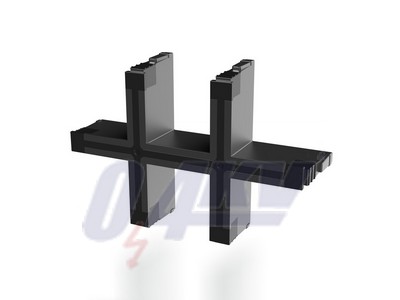 Tömítőkeret (kábelbemeneti rendszer), Cabtite (cable entry system), Poliamid, üvegszál-erősítésű, mélyfekete, 67 x 44 x 17.5 mm, -40 °C…120 °C
