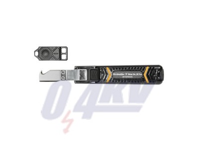 Csupaszoló szerszám, Hajlékony és merev vezeték PVC szigeteléssel, Max. vezetékátmérő: 28 mm